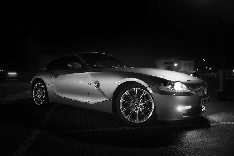 Z4 coupe at night