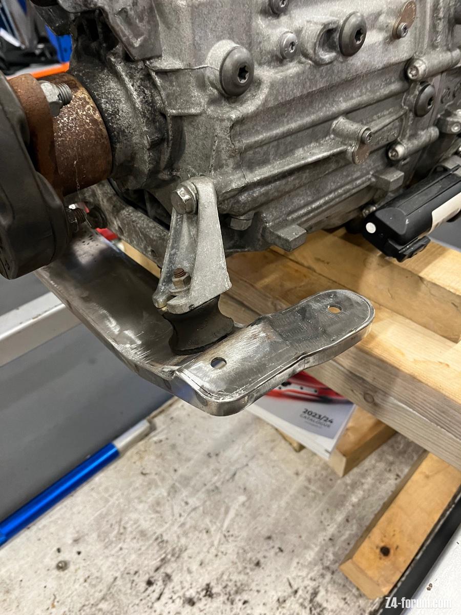 Gearbox mount.