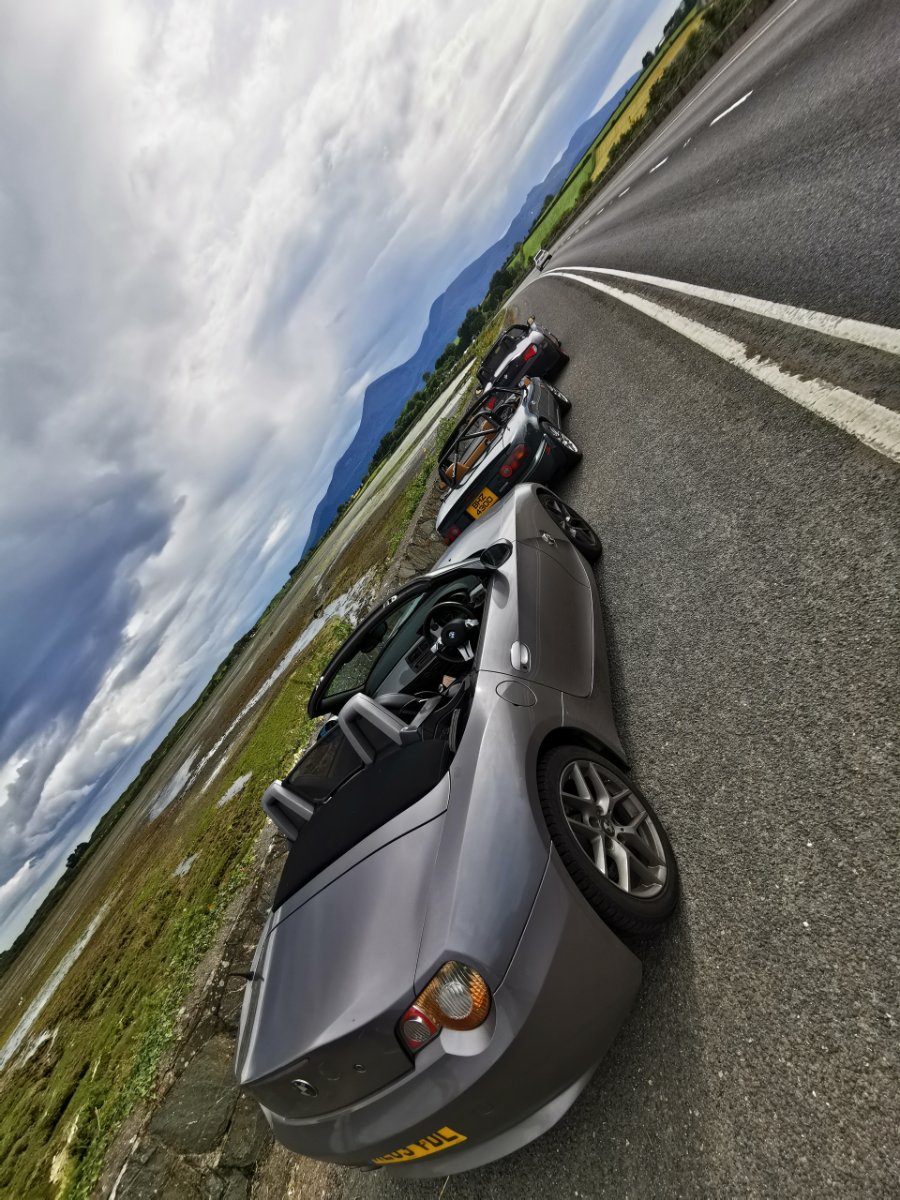 My old 3.0i in back and the new z4m in the front!